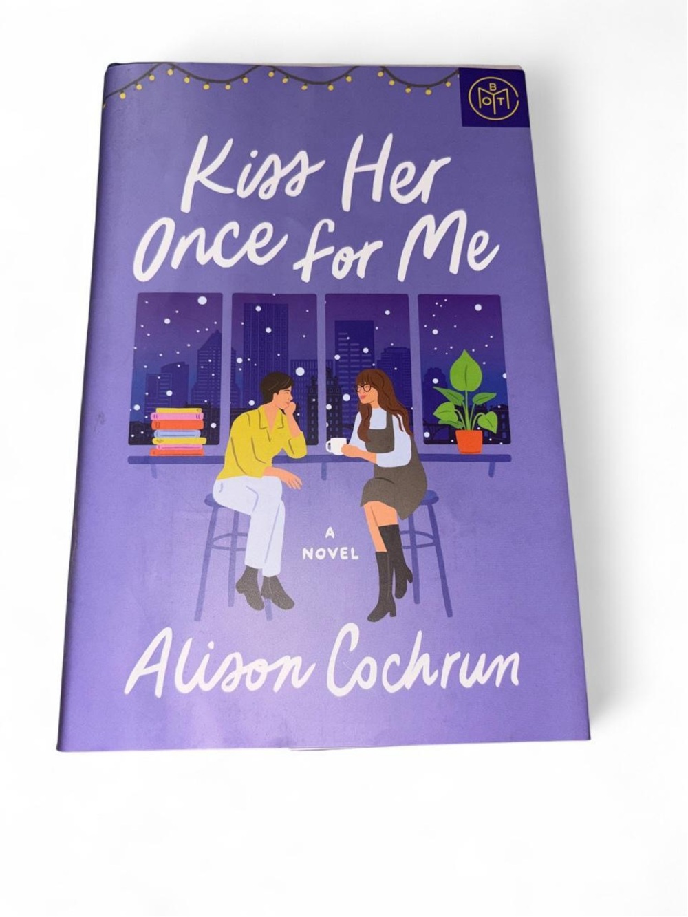 book - kiss her once for me